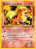 Image for Blaine's Growlithe (062/132) (G2) - Pokemon