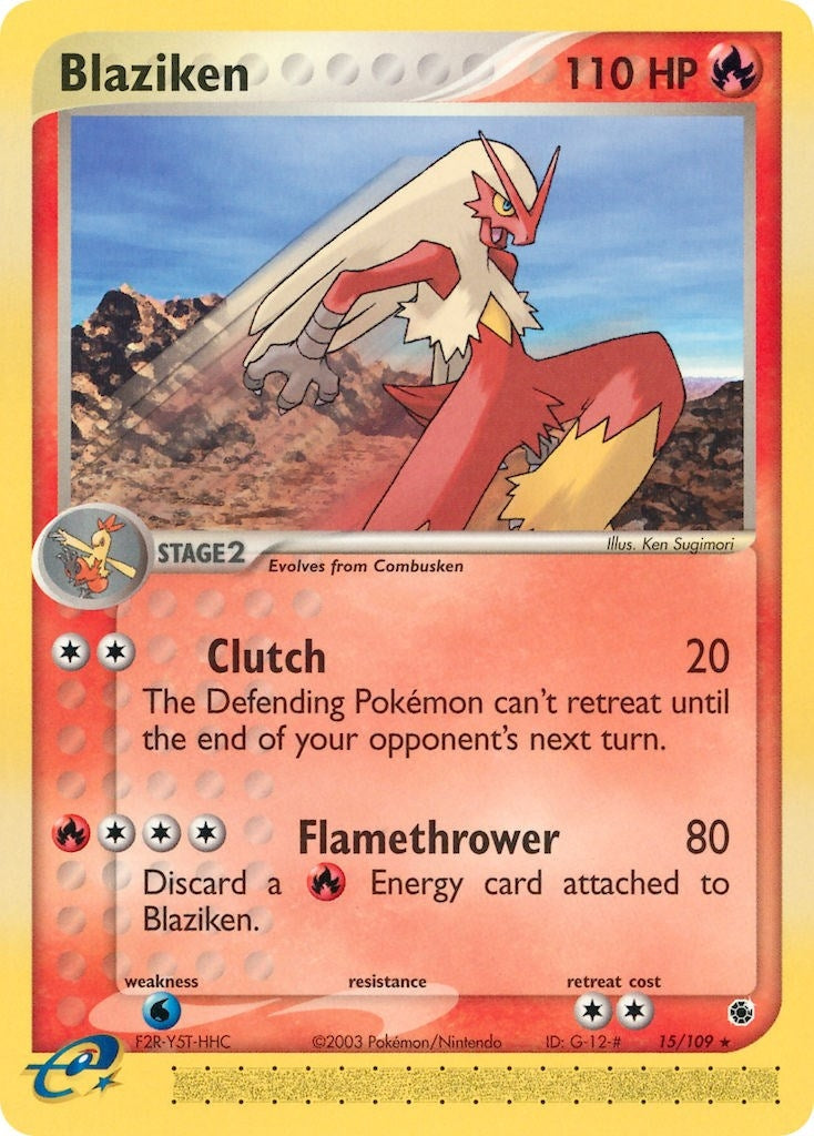 Image for Blaziken (15/109) (RS) - Pokemon