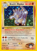 Image for Brock's Rhydon (002/132) (G1) - Pokemon