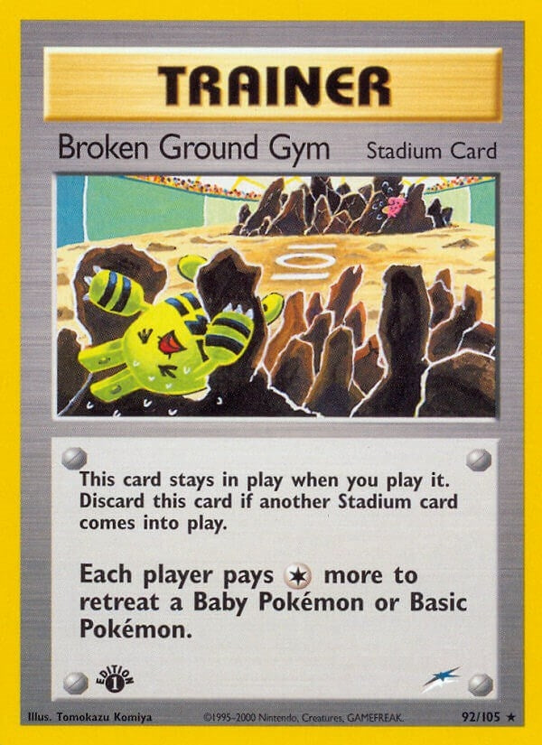 Image for Broken Ground Gym (092/105) (N4) - Pokemon