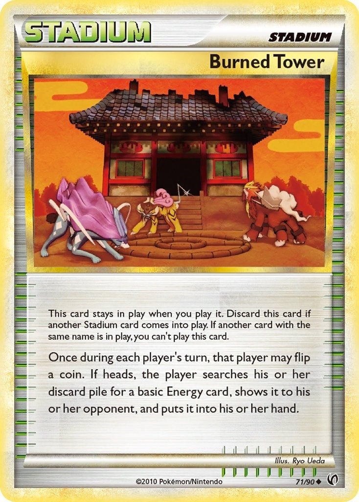 Image for Burned Tower (71/90) (UD) - Pokemon