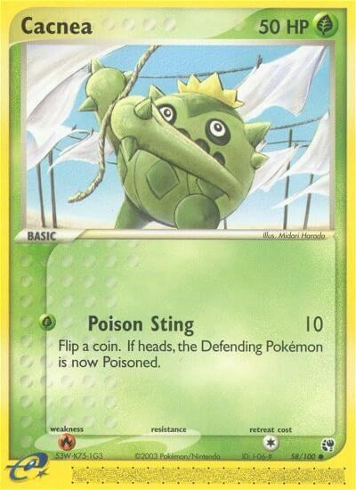 Image for Cacnea (58/100) (SS) - Pokemon
