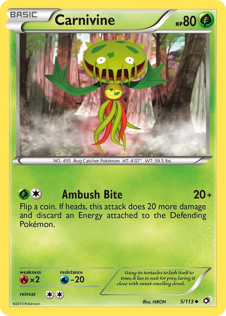 Image for Carnivine (5/113) (LTR) - Pokemon