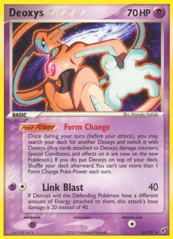 Image for Deoxys (Normal Forme) (16/107) (DX) - Pokemon