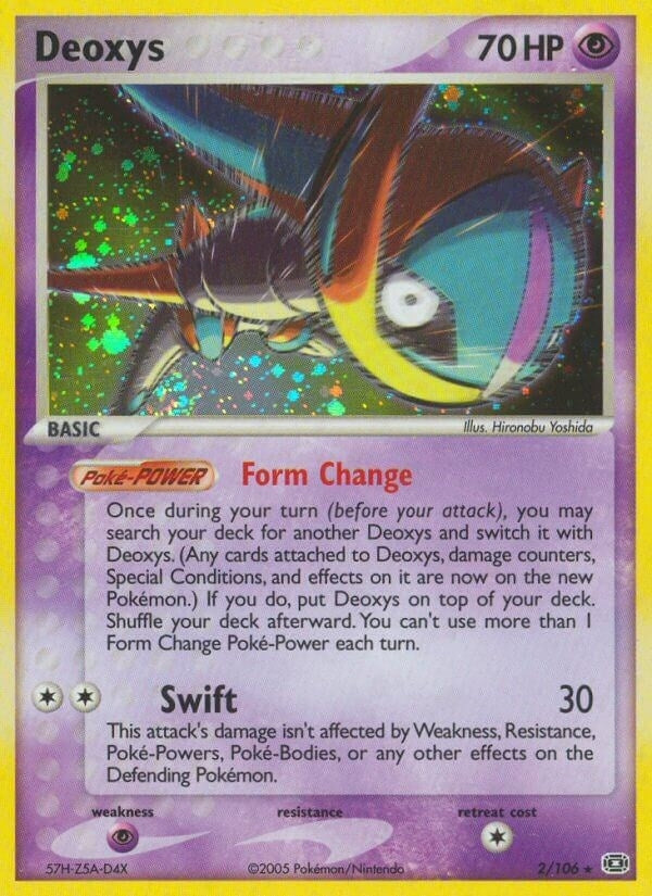 Image for Deoxys (Speed Forme) (2/106) (EM) - Pokemon