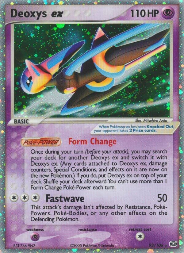 Image for Deoxys ex (Speed Forme) (93/106) (EM) - Pokemon