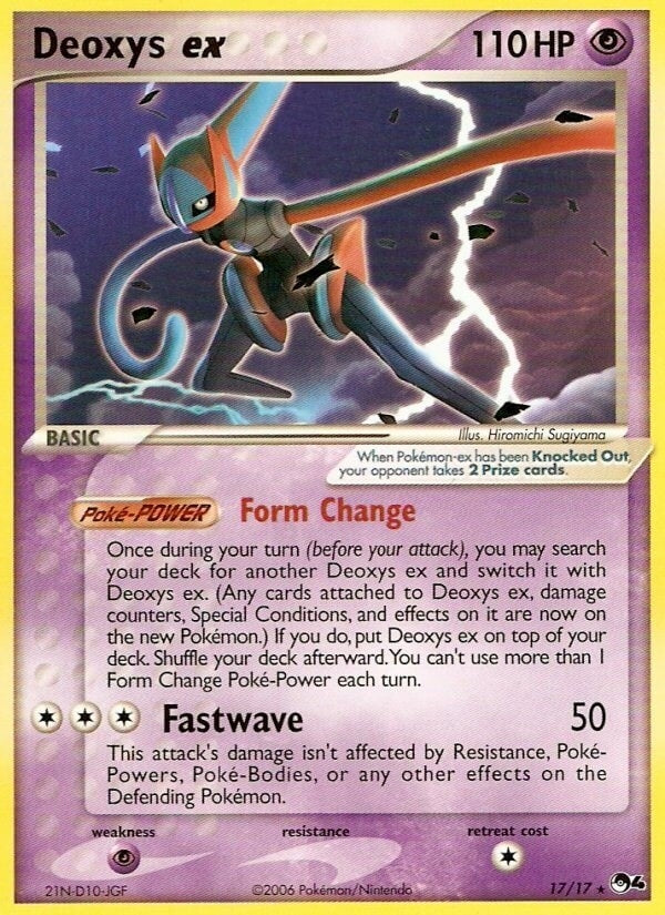 Image for Deoxys ex (017/017) (POP) - Pokemon