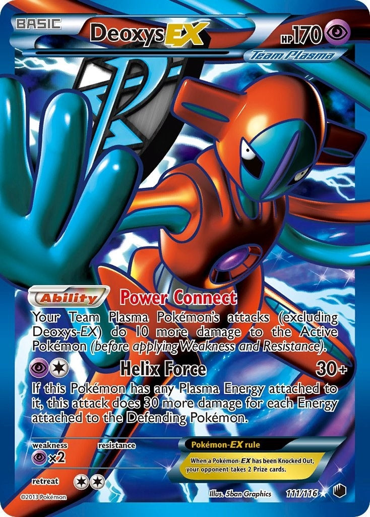 Image for Deoxys EX (Team Plasma) (Full Art) (111/116) (PLF) - Pokemon
