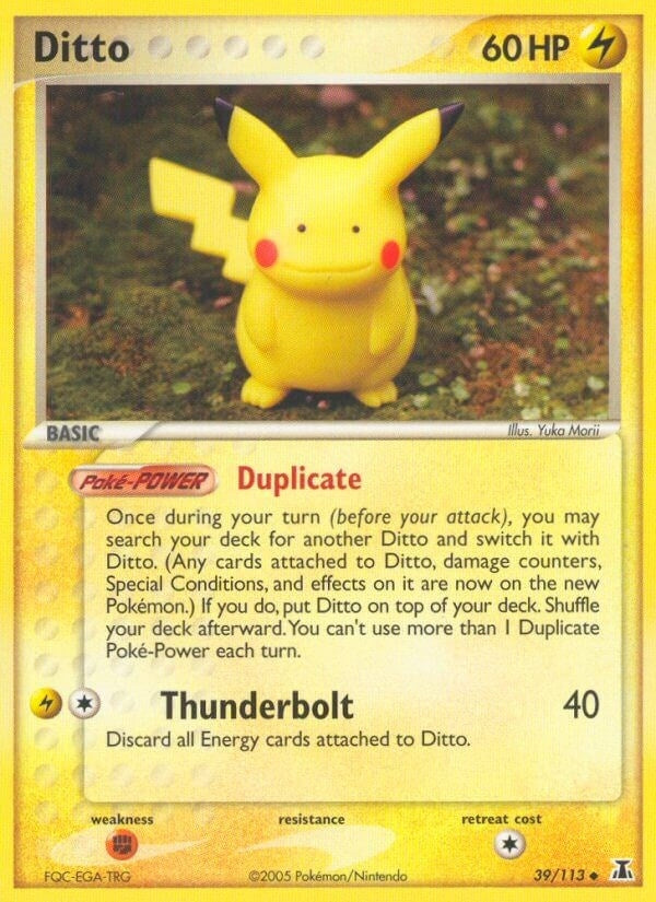 Image for Ditto - 039/113 (Pikachu) (39/113) (DS) - Pokemon