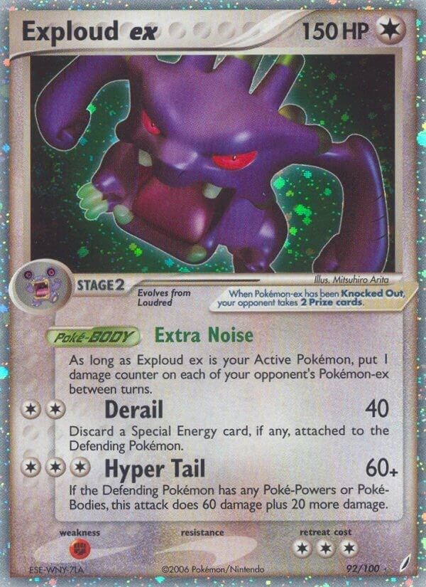 Image for Exploud ex (92/100) (CG) - Pokemon