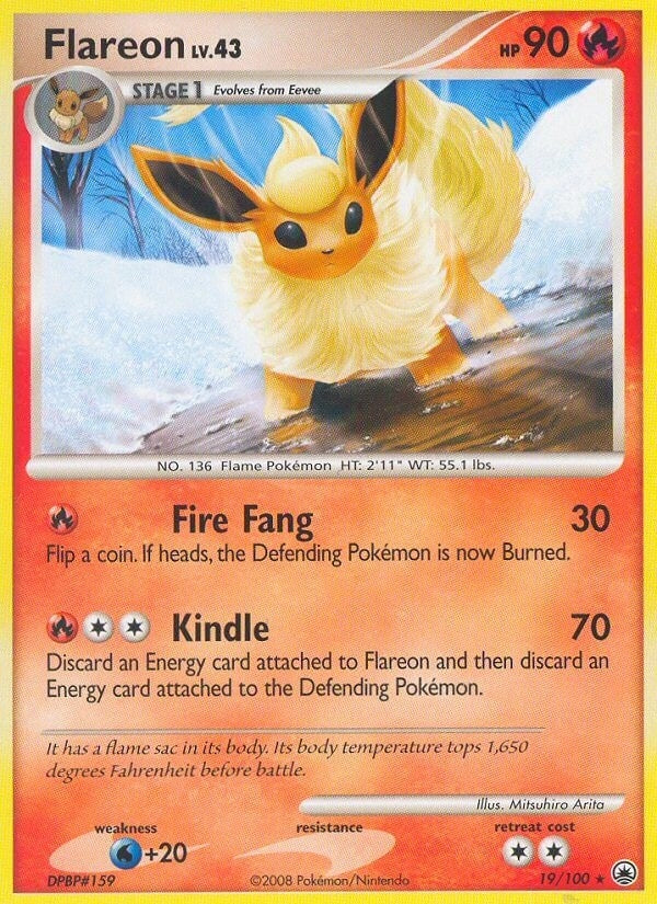 Image for Flareon (19/100) (MD) - Pokemon