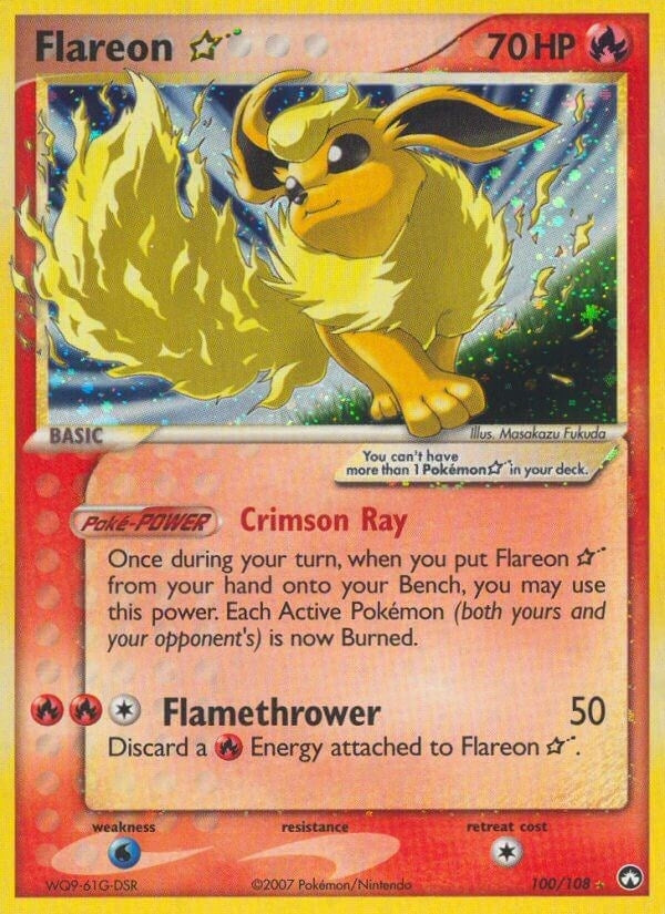 Image for Flareon Star (100/108) (PK) - Pokemon