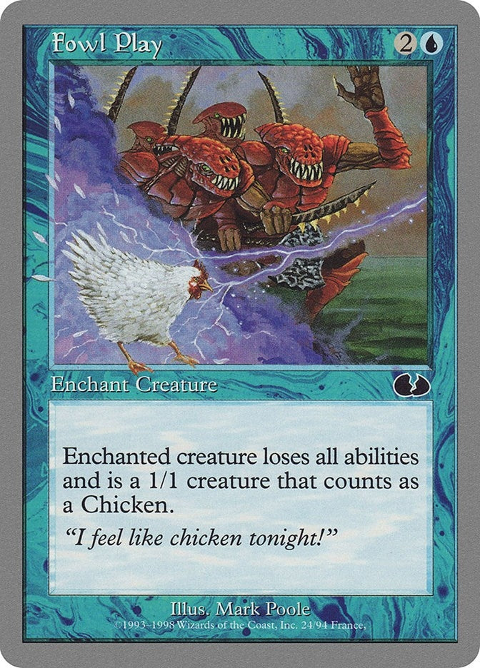 Image for Fowl Play (24) (Unglued) - Magic: The Gathering