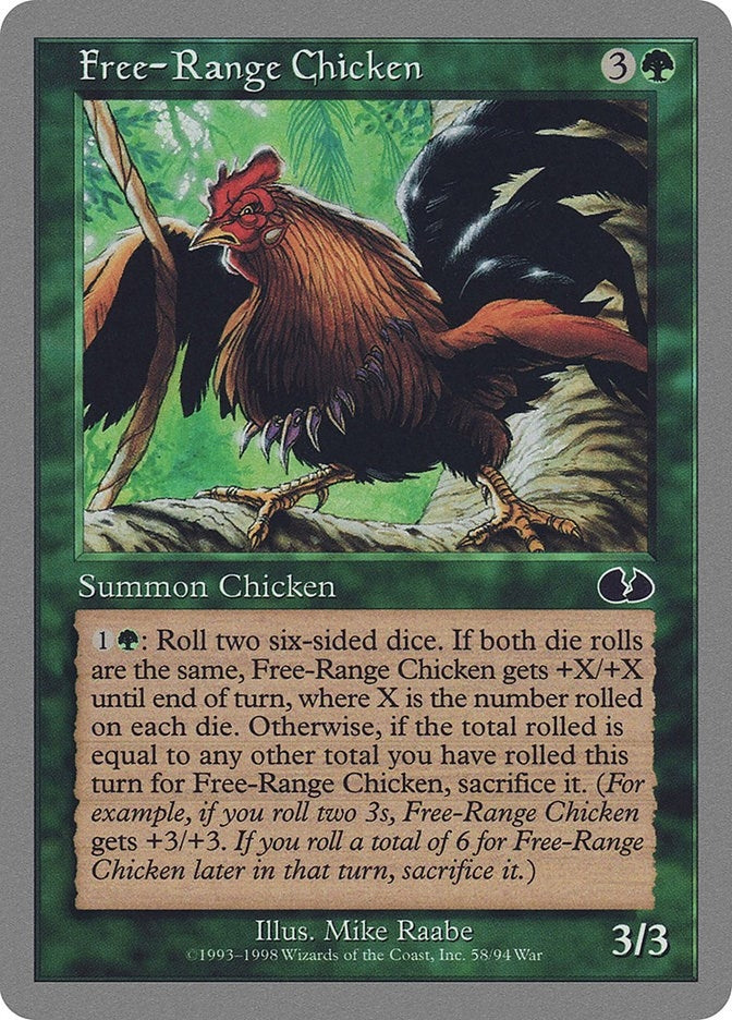 Image for Free-Range Chicken (58) (Unglued) - Magic: The Gathering