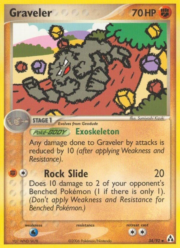 Image for Graveler (34/92) (LM) - Pokemon