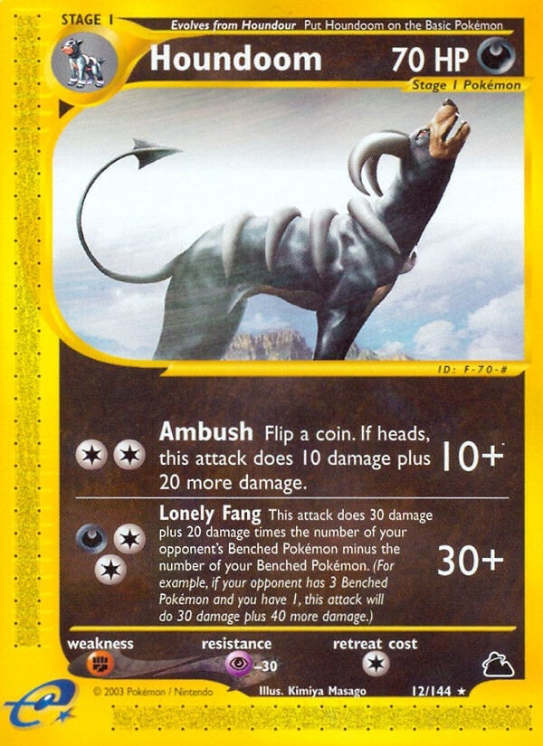 Image for Houndoom (12) (012/144) (SK) - Pokemon