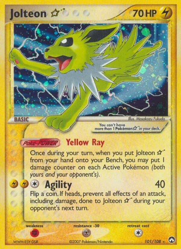 Image for Jolteon Star (101/108) (PK) - Pokemon