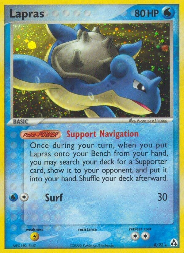 Image for Lapras (8/92) (LM) - Pokemon