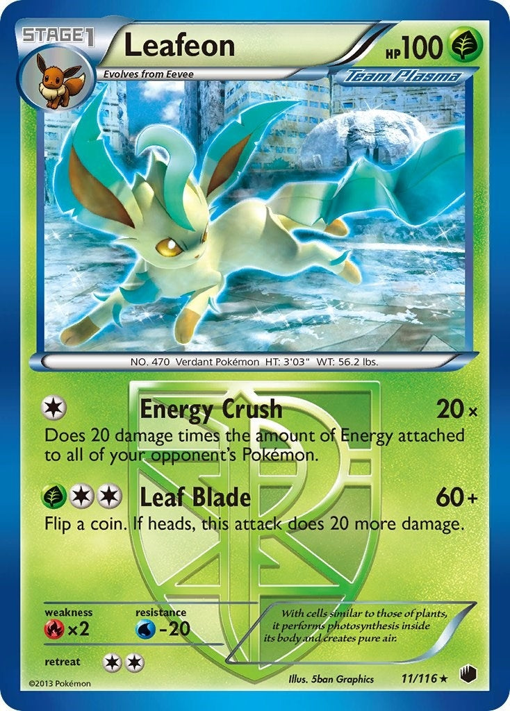 Image for Leafeon (Team Plasma) (11/116) (PLF) - Pokemon