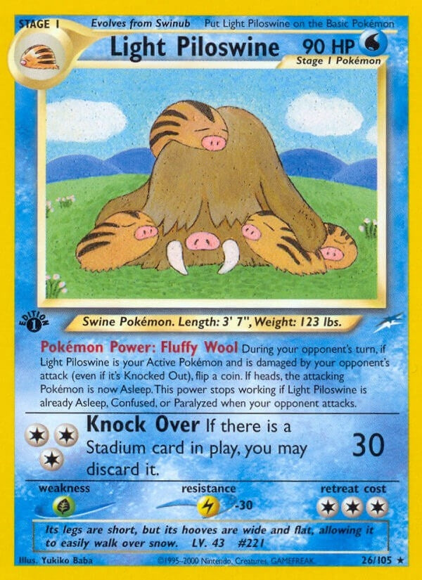 Image for Light Piloswine (026/105) (N4) - Pokemon