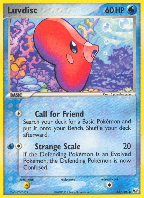 Image for Luvdisc (53/106) (EM) - Pokemon