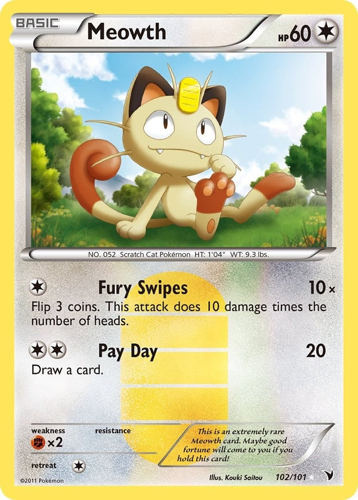 Image for Meowth (102/101) (NVI) - Pokemon