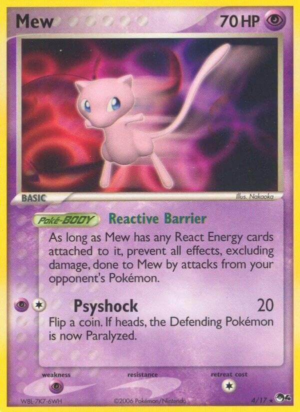 Image for Mew (004/017) (POP) - Pokemon