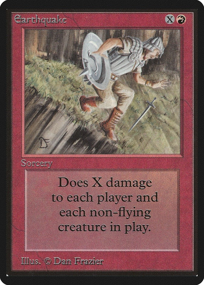 Image for Earthquake (Beta Edition) - Magic: The Gathering