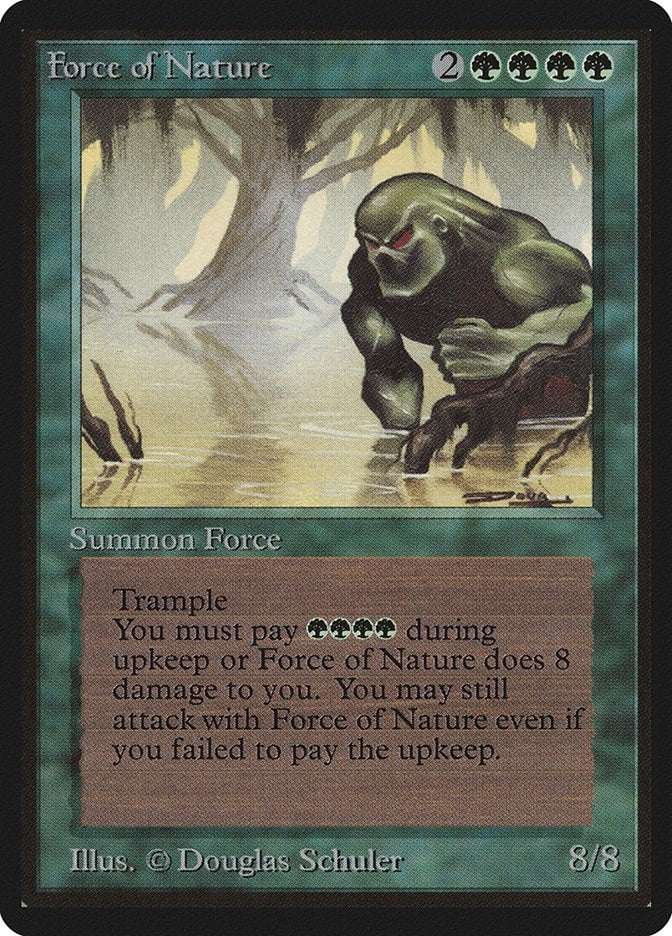 Image for Force of Nature (Beta Edition) - Magic: The Gathering
