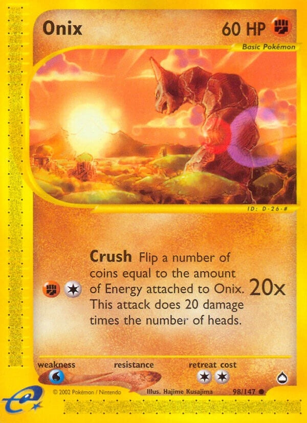 Image for Onix (098/147) (AQ) - Pokemon