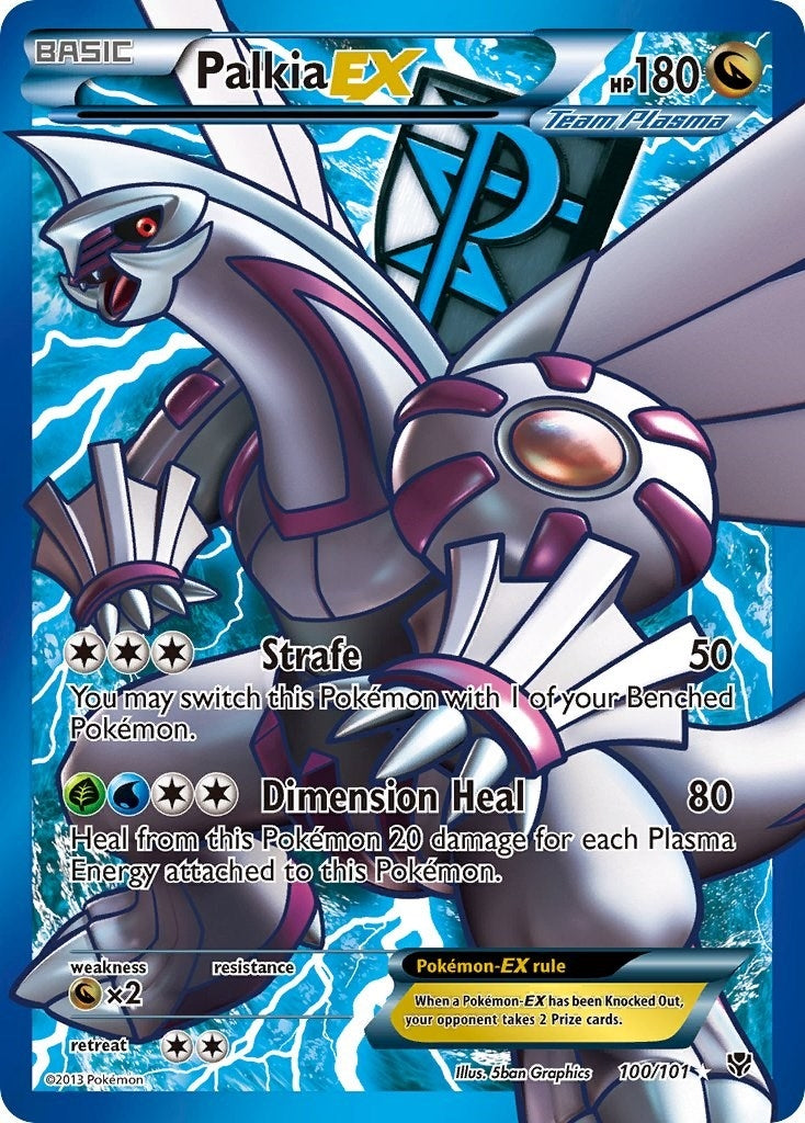 Image for Palkia EX (Team Plasma) (100 Full Art) (100/101) (PLB) - Pokemon