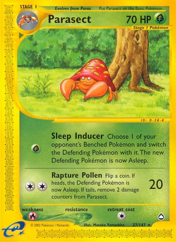 Image for Parasect (027/147) (AQ) - Pokemon