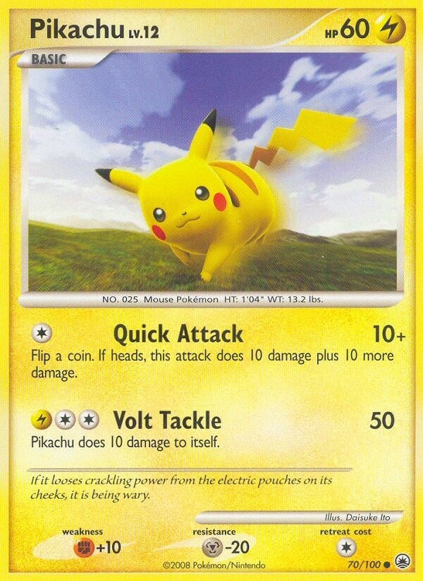 Image for Pikachu (70/100) (MD) - Pokemon