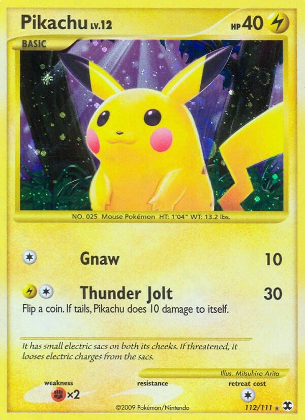 Image for Pikachu (112/111) (RR) - Pokemon