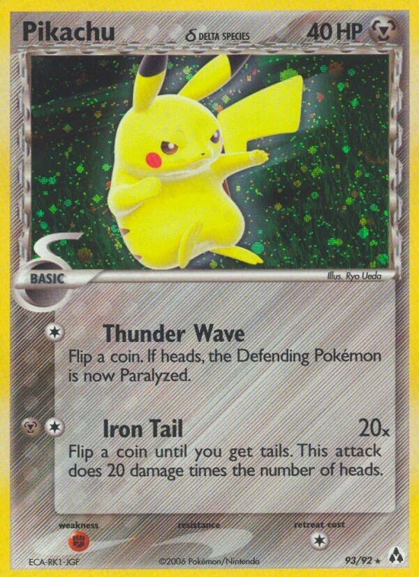 Image for Pikachu (Delta Species) (93/92) (LM) - Pokemon