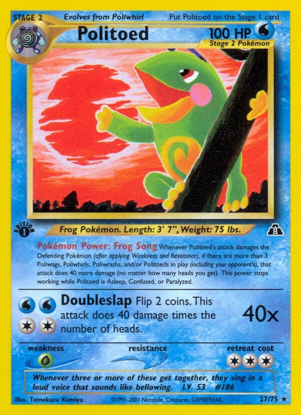 Image for Politoed (27) (27/75) (N2) - Pokemon