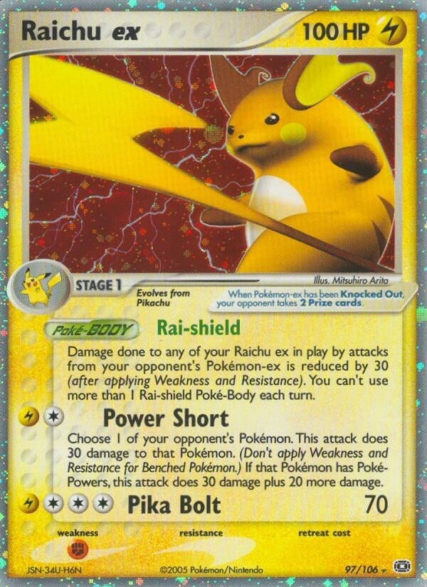 Image for Raichu ex (97/106) (EM) - Pokemon