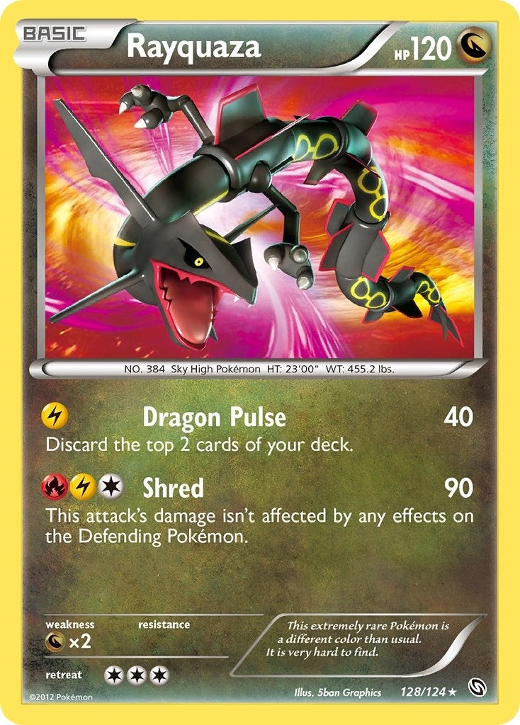Image for Rayquaza (128/124) (DRX) - Pokemon