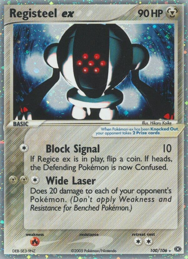 Image for Registeel ex (100/106) (EM) - Pokemon