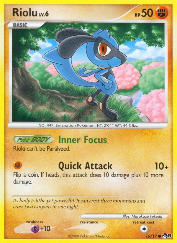 Image for Riolu (016/017) (POP) - Pokemon