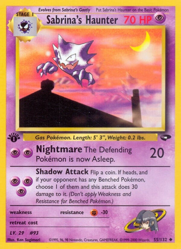 Image for Sabrina's Haunter (055/132) (G2) - Pokemon