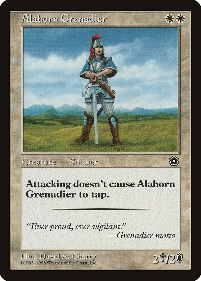 Image for Alaborn Grenadier (Portal Second Age) - Magic: The Gathering