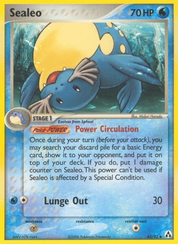 Image for Sealeo (43/92) (LM) - Pokemon