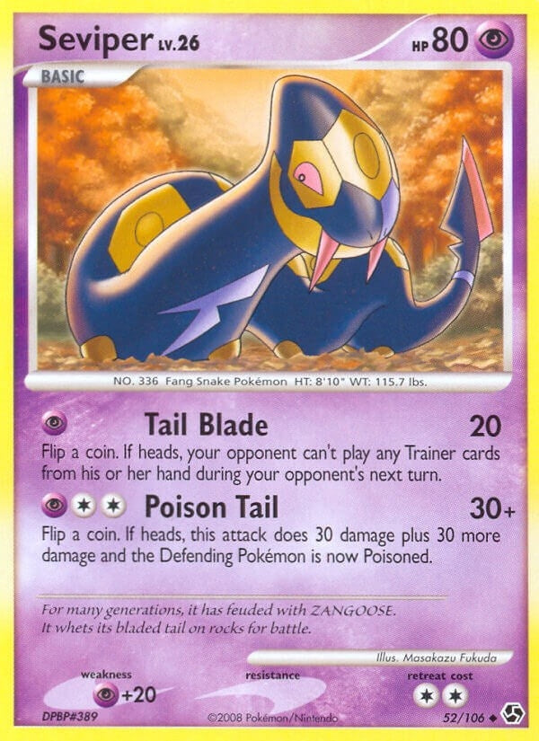 Image for Seviper (52/106) (GE) - Pokemon