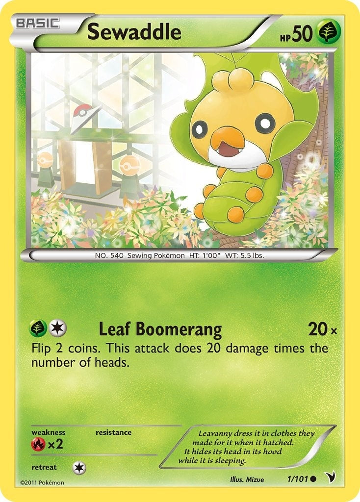 Image for Sewaddle (1/101) (NVI) - Pokemon