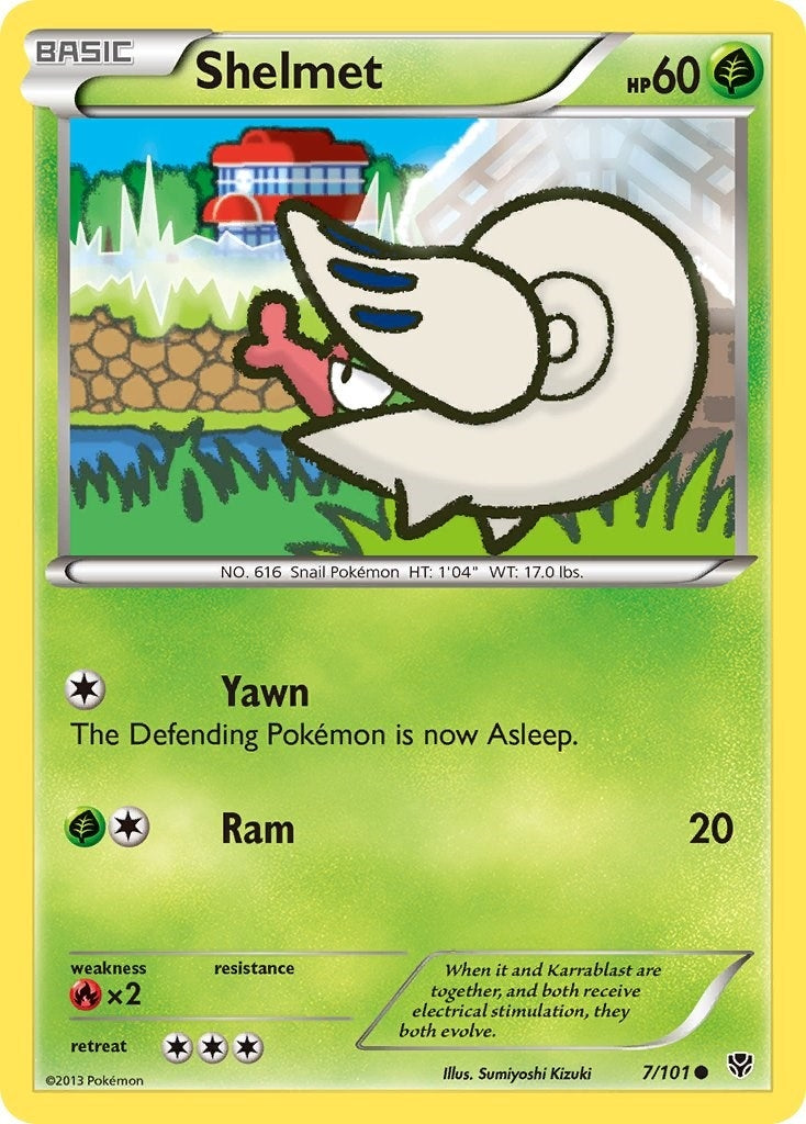 Image for Shelmet (7/101) (PLB) - Pokemon