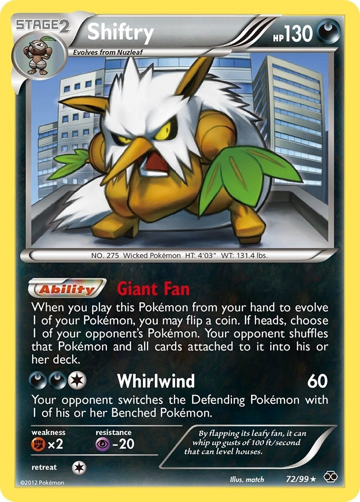 Image for Shiftry (72/99) (NXD) - Pokemon