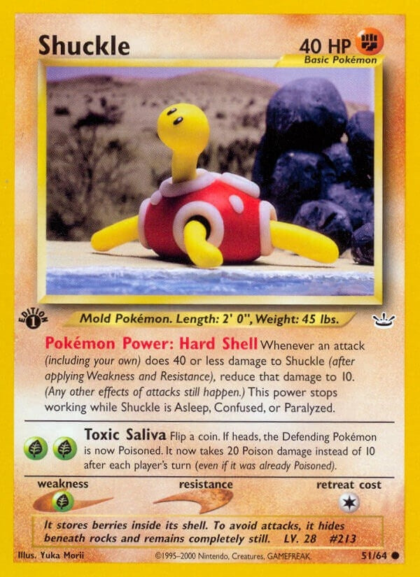 Image for Shuckle (51/64) (N3) - Pokemon