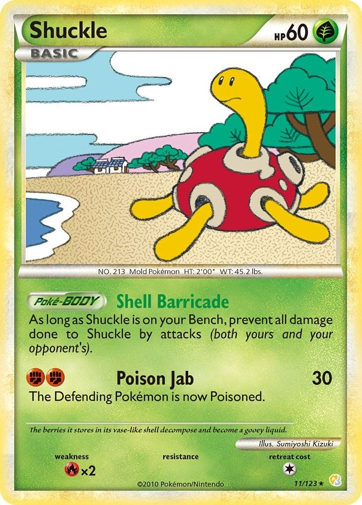 Image for Shuckle (11/123) (HS) - Pokemon