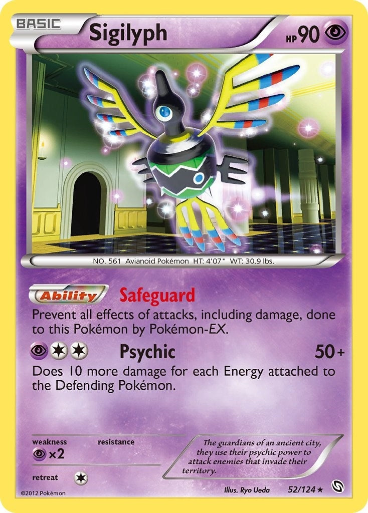 Image for Sigilyph (52/124) (DRX) - Pokemon
